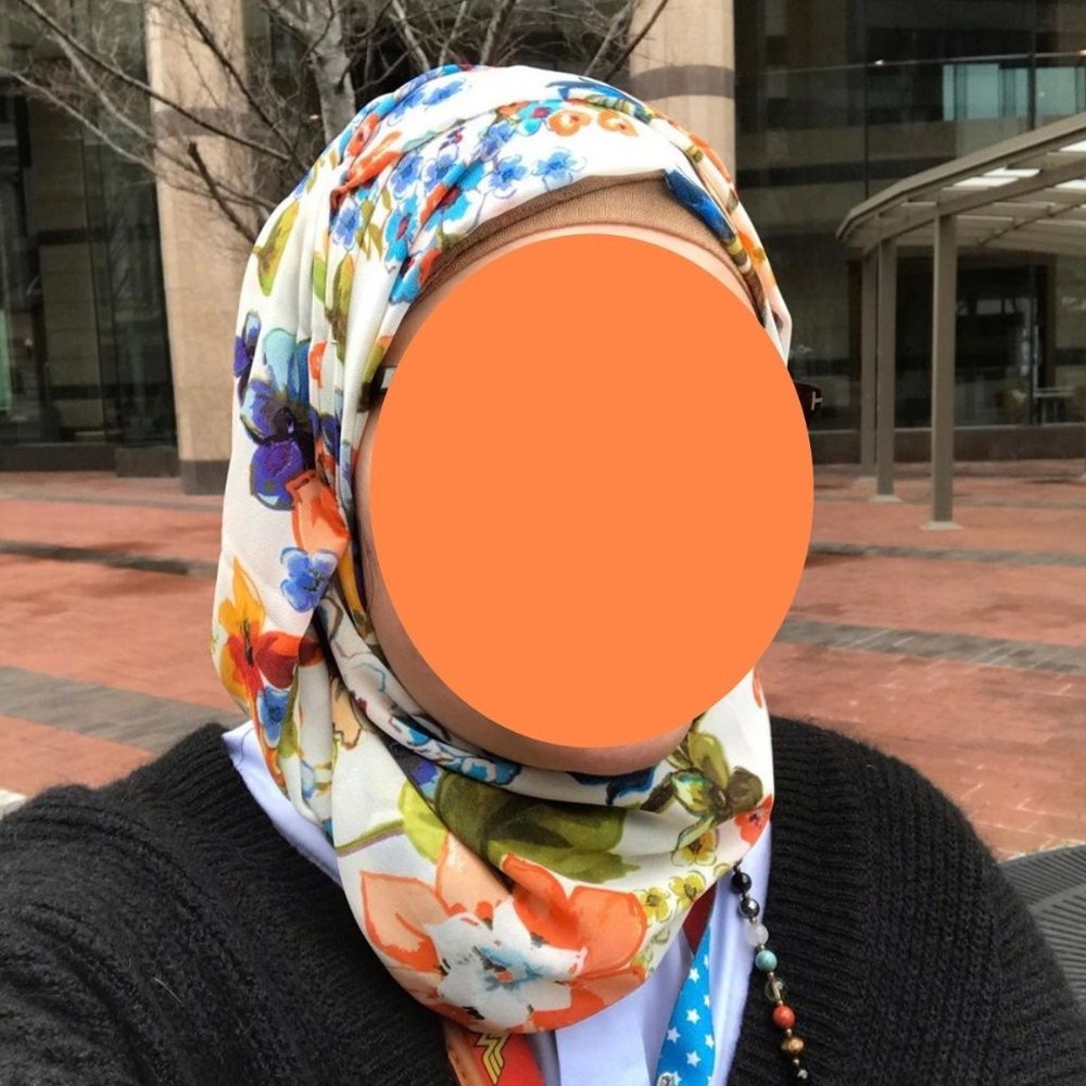 Floral Haute hijab chiffon wrap scarf